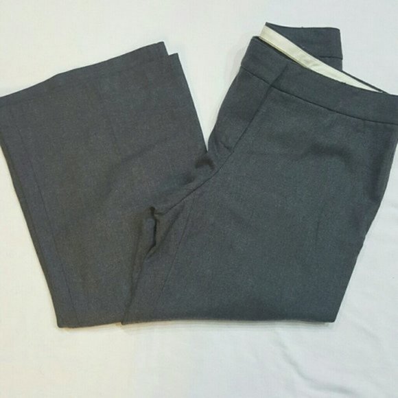 Theory gray Wool straight flare legged dress pants size 0 (294) - Picture 8 of 8